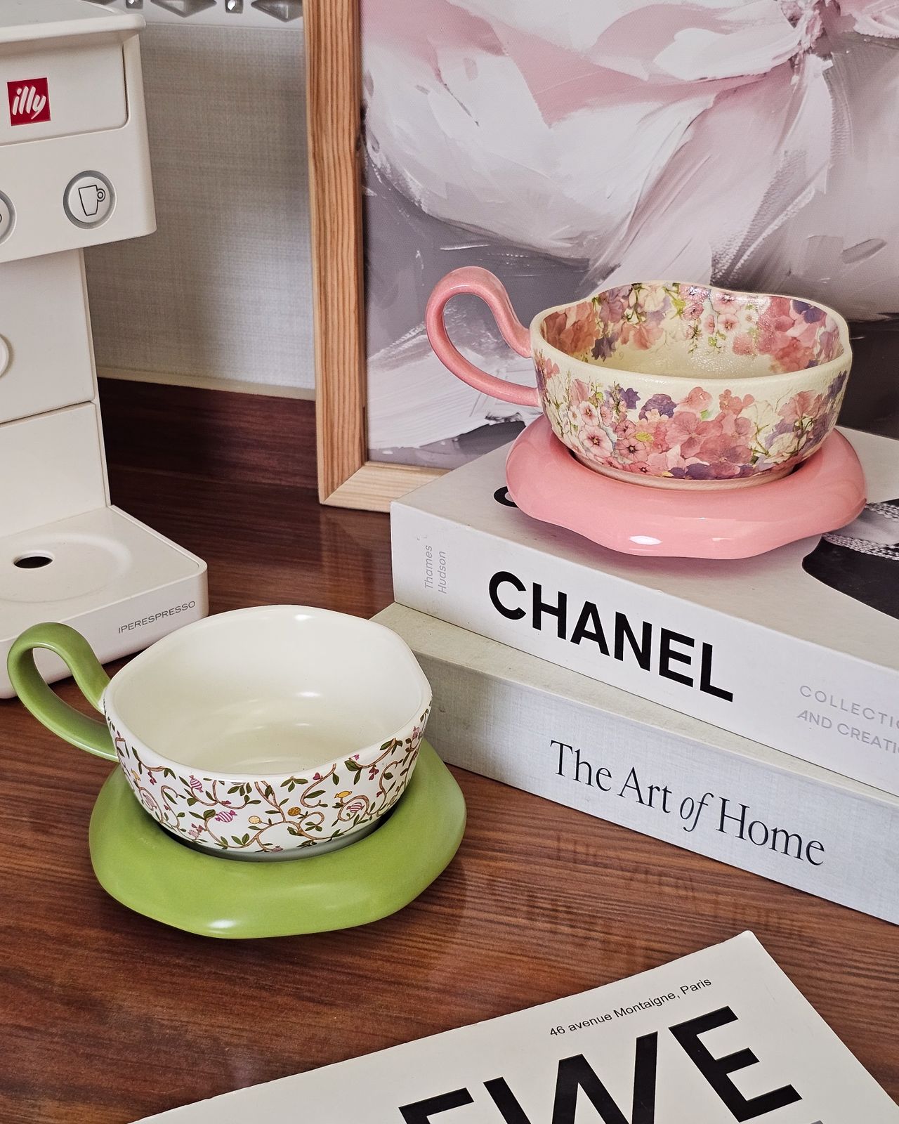 Trendy Rose Cup and Saucer