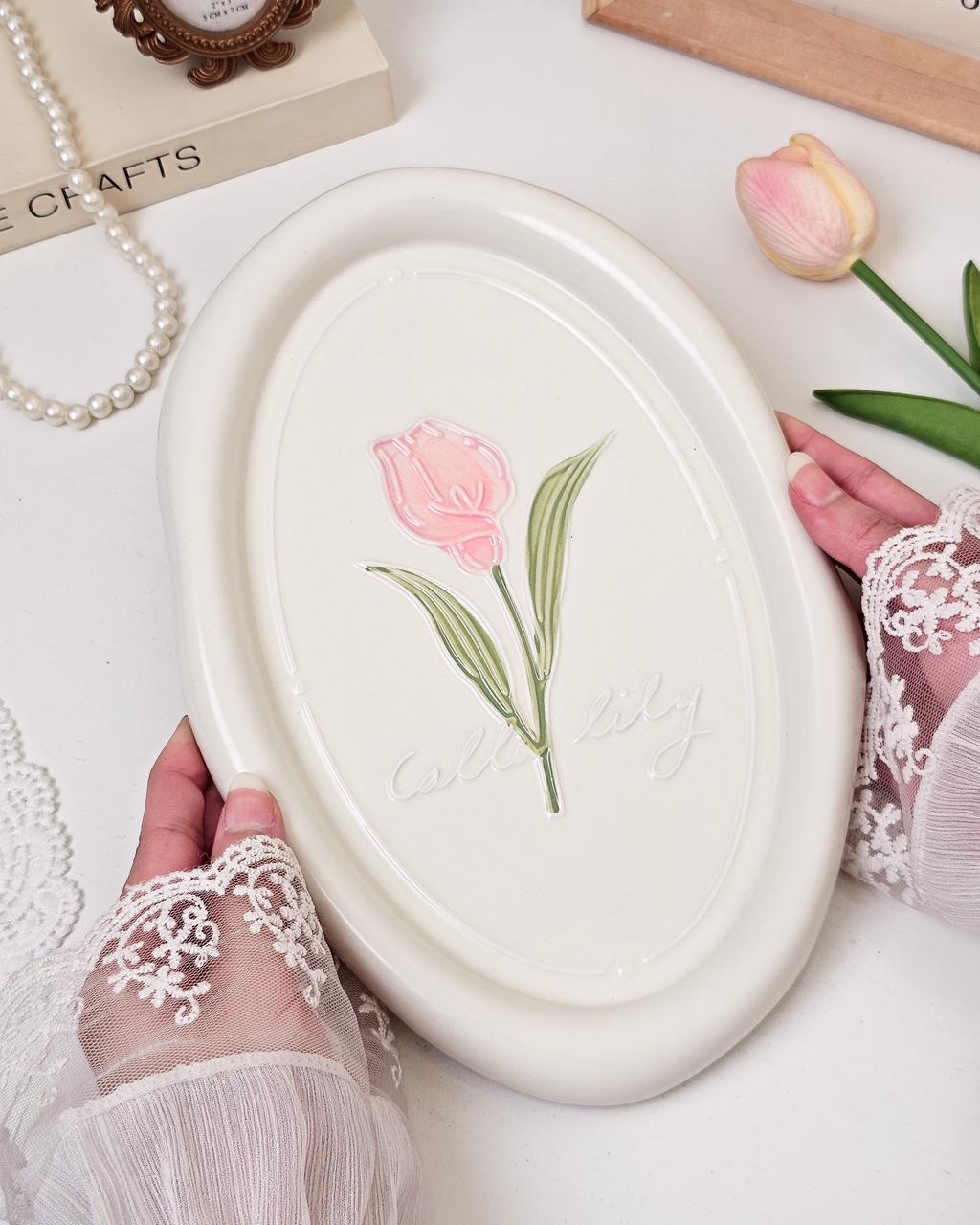 صحن التوليب الترندي