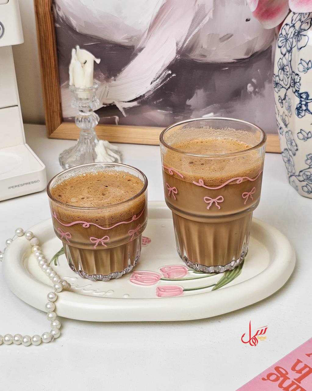 كوب الفيونكا الشفاف